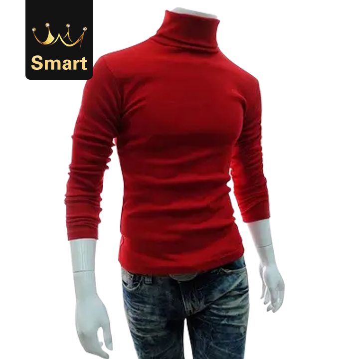 2021 High quality   Black Friday Winter Men'S Sweater Turtleneck Casual Sweater Men's Slim Fit Brand Knitted