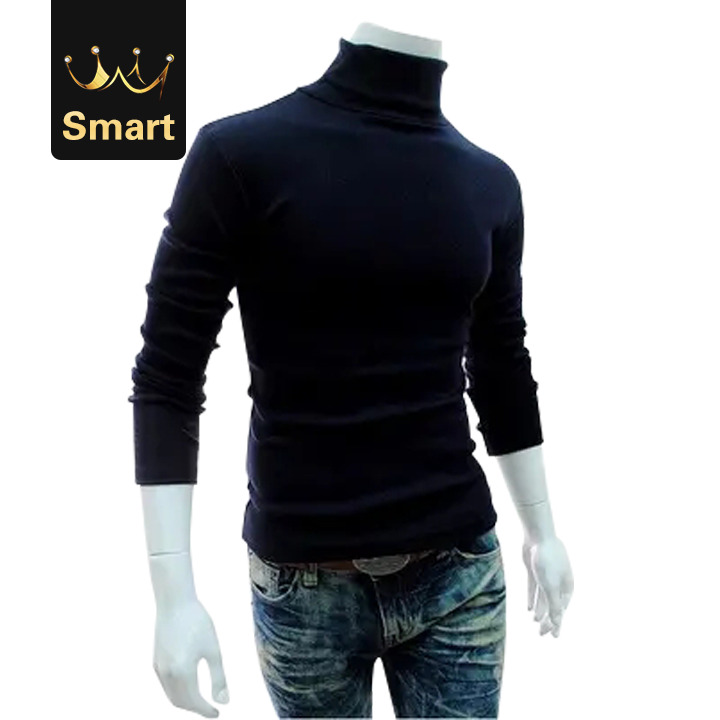 2021 High quality   Black Friday Winter Men'S Sweater Turtleneck Casual Sweater Men's Slim Fit Brand Knitted