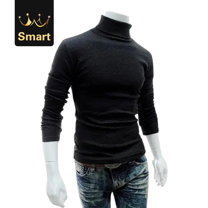 2021 High quality   Black Friday Winter Men'S Sweater Turtleneck Casual Sweater Men's Slim Fit Brand Knitted