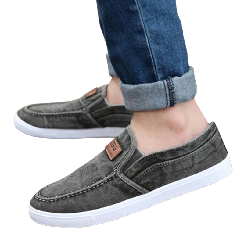 2021 High quality Casual Men Shoes Summer Moccasin Shoes Slip on Designer Male Flats Canvas Shoes