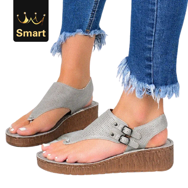 High quality Summer Women Strap Sandals Women's Flats Open Toe Solid Casual Shoes Rome Sandals
