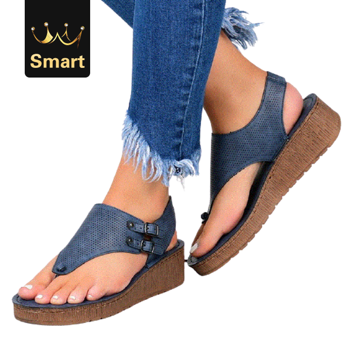 High quality Summer Women Strap Sandals Women's Flats Open Toe Solid Casual Shoes Rome Sandals