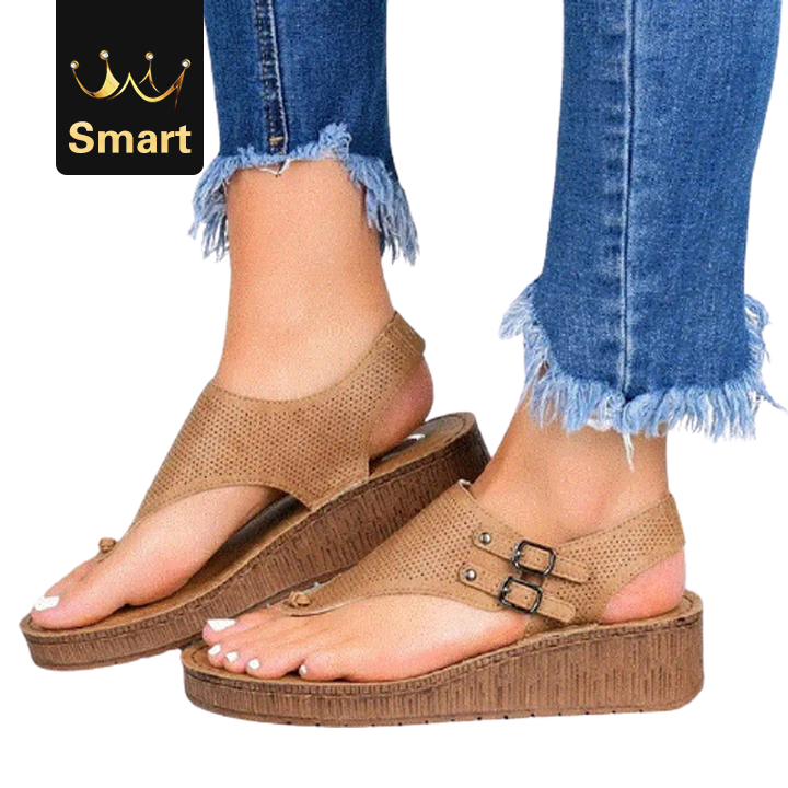 High quality Summer Women Strap Sandals Women's Flats Open Toe Solid Casual Shoes Rome Sandals