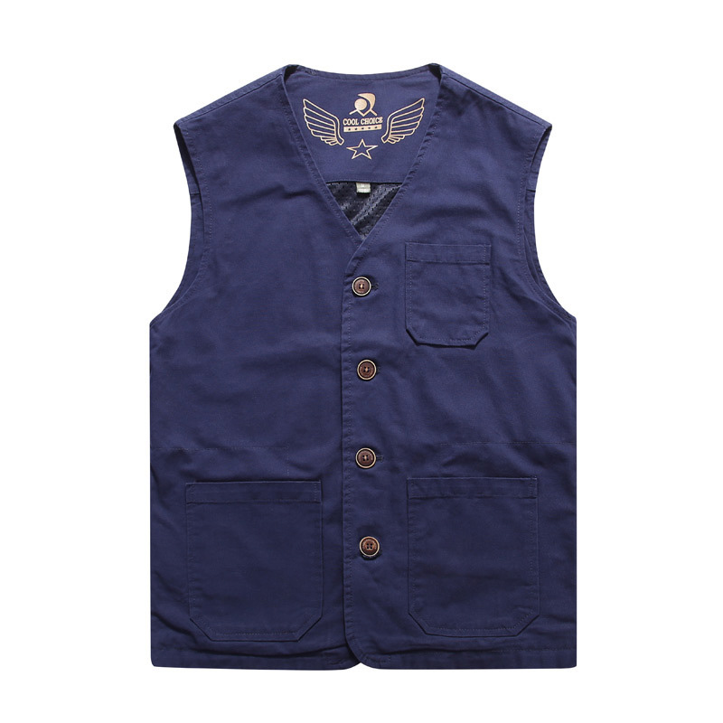 2021 High quality Men's Vests Casual Cotton Breathable Mesh Vest Sleeveless Jackets Man Outwdoor Fishing Waistcoats