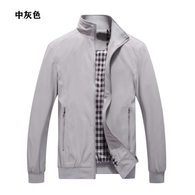2021 High quality Quality High Men's Jackets Men New Casual Fashion Jacket Solid color Coats Regular Coat for Male