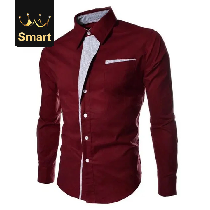 High quality Camisa Masculina Slim  Men Shirt Casual Long-Sleeved Chemise Homme Men Shirt