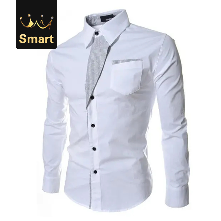 High quality Camisa Masculina Slim  Men Shirt Casual Long-Sleeved Chemise Homme Men Shirt