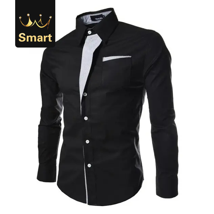 High quality Camisa Masculina Slim  Men Shirt Casual Long-Sleeved Chemise Homme Men Shirt