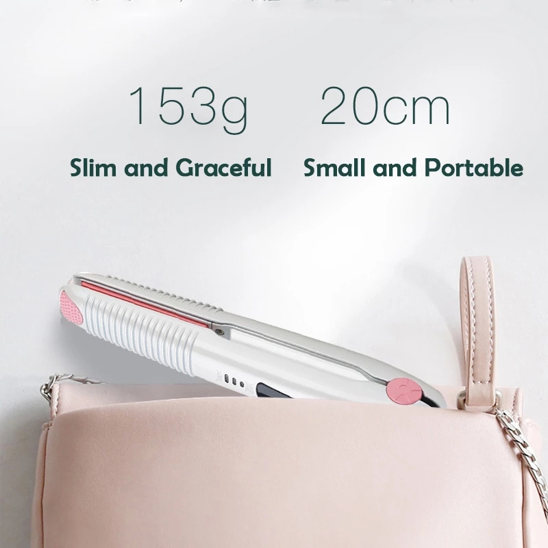 USB Cordless Hair Straightening Irons mini Hair Straightener Curler Hair Professional irons