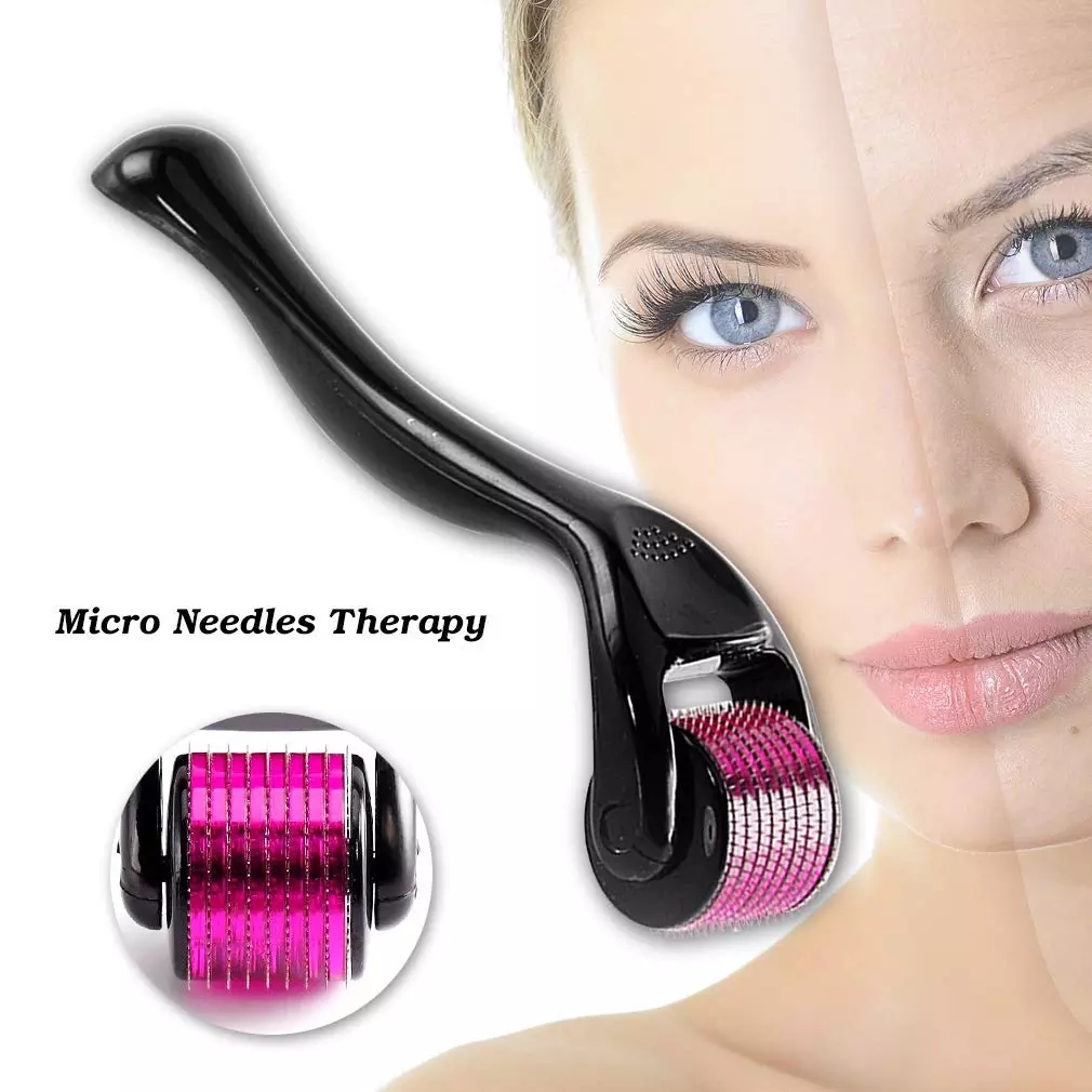 Needles Length Microniddle Roller Mesoscooter For Face Beauty Skin Care Anti Hair Loss For Women