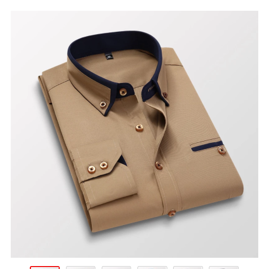 Men's Clothes Shirts Short Sleeve Business Office Casual Shirt Hot Seilling