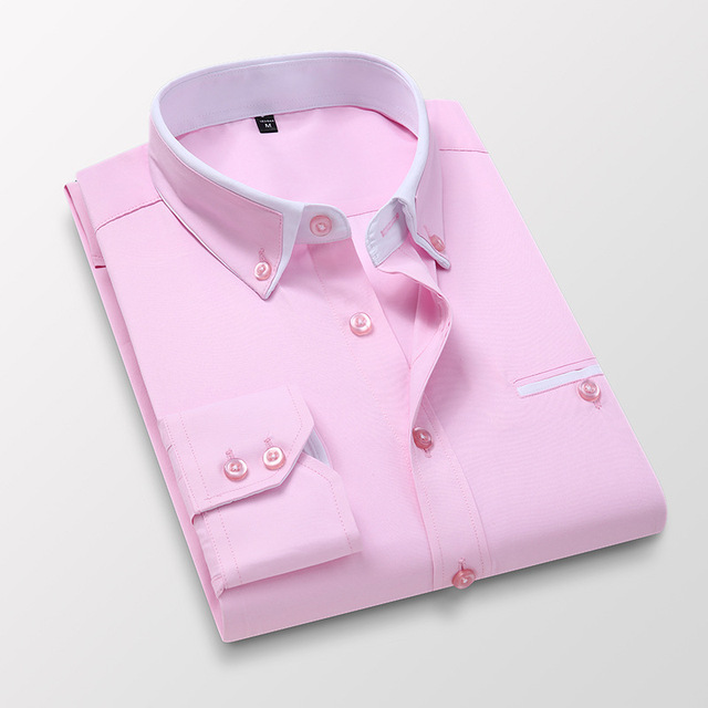 Men's Clothes Shirts Short Sleeve Business Office Casual Shirt Hot Seilling