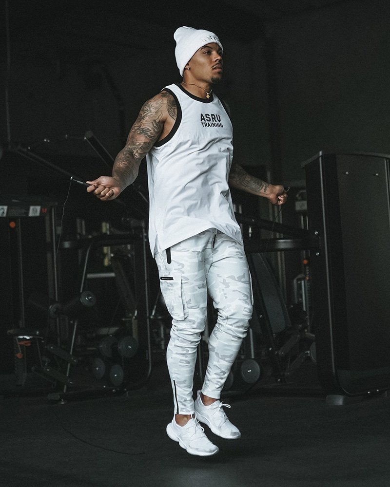 Men's Clothes Trousers bodybuilding fitness trousers Men's cotton fashion pants