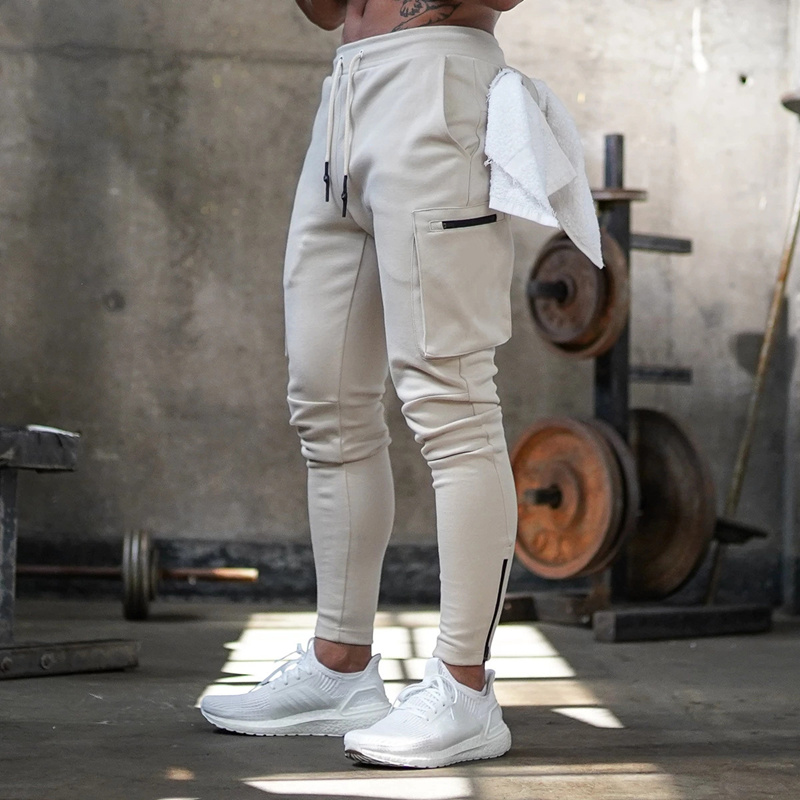 Men's Clothes Trousers bodybuilding fitness trousers Men's cotton fashion pants