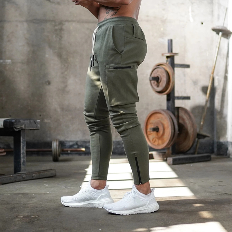 Men's Clothes Trousers bodybuilding fitness trousers Men's cotton fashion pants