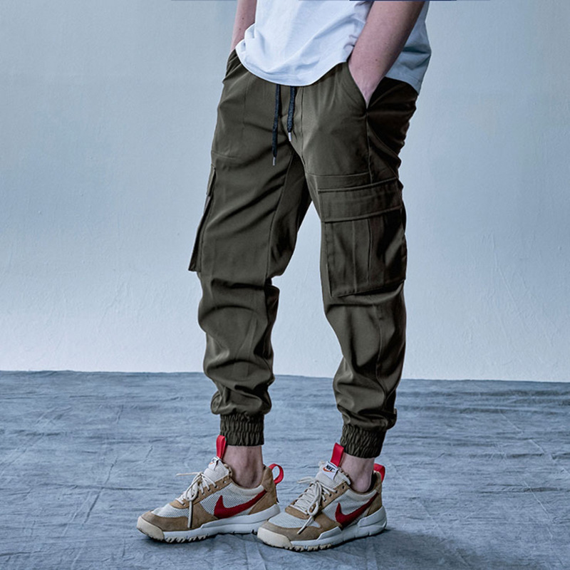 Men's Clothes Trousers leisure army green overalls trousers fashion casual hot seilling pants