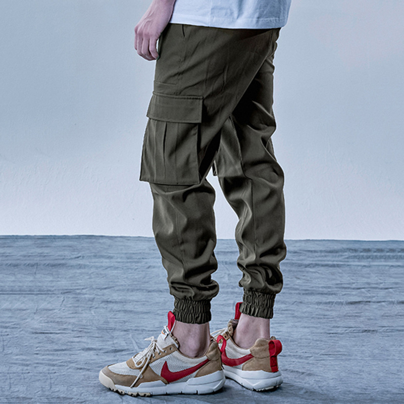 Men's Clothes Trousers leisure army green overalls trousers fashion casual hot seilling pants
