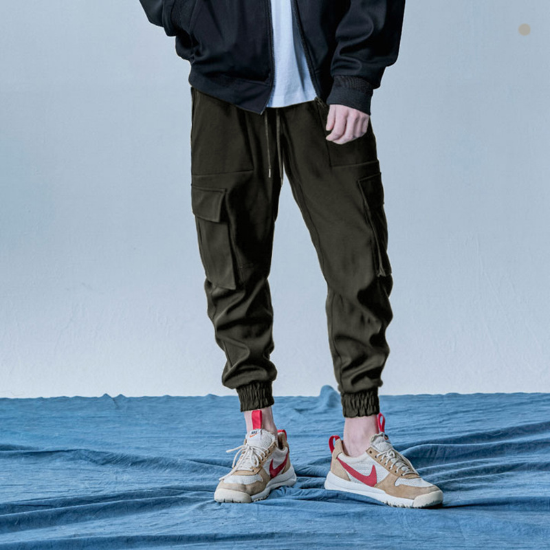 Men's Clothes Trousers leisure army green overalls trousers fashion casual hot seilling pants