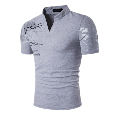 Men's Clothes Fashion Short Leeve Stand Collar Summer Hot Seilling Polos