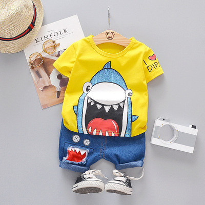 Boys Clothing Suits Summer Fashion Casual Boys Suits 2PCS Hot Seilling