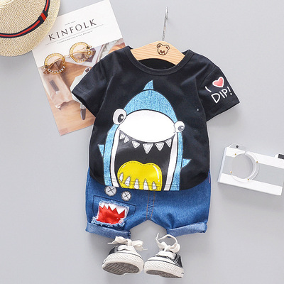 Boys Clothing Suits Summer Fashion Casual Boys Suits 2PCS Hot Seilling