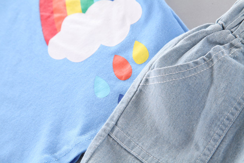 Boys Clothing Suits Summer Cotton Baby Boys Clothes 2Pcs Leisure Kids Tracksuit