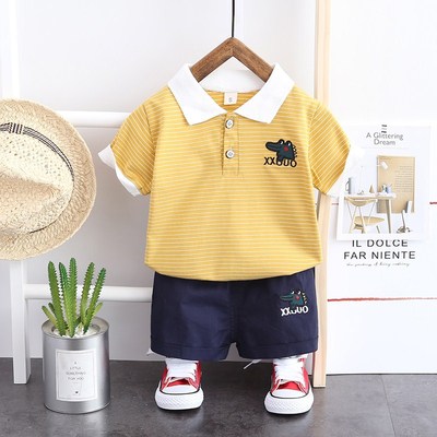 Boys Clothing Suits Summer Children Cotton Fashion 2Pcs Boys Suits