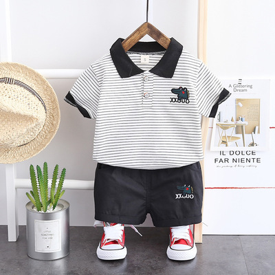 Boys Clothing Suits Summer Children Cotton Fashion 2Pcs Boys Suits