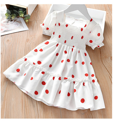 Girls Clothing Girls Dresses Summer Fashion Shortsleeve Dress for Children Baby Girls