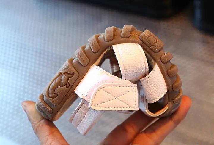 leather sandals boys PU leather in summer the new boys girls children beach shoes