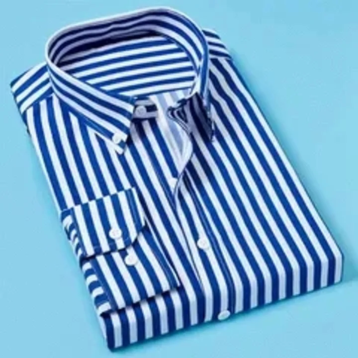 Classic Striped shirt Male Social Stripes Men Long Sleeve Formal Business Shirt