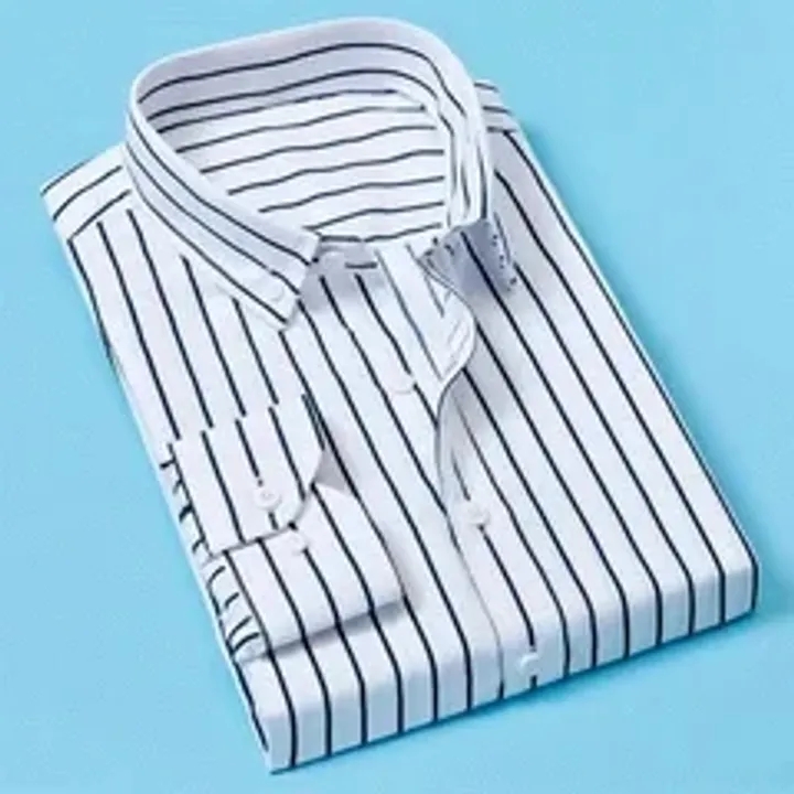 Classic Striped shirt Male Social Stripes Men Long Sleeve Formal Business Shirt