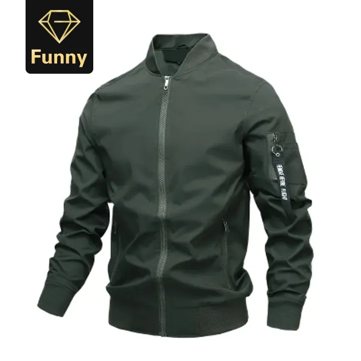 Jackets Mens Pilot Bomber Jacket Male New Fashion Baseball Hip Hop Streetwear Coats Zipper Coat