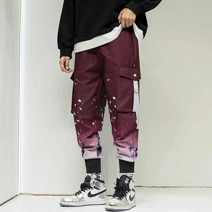 Men Jogger Pants Casual Fit Men Streetwear Jogger Pants Fashion Printed Pant Men Trousers