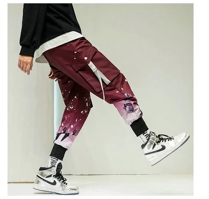 Men Jogger Pants Casual Fit Men Streetwear Jogger Pants Fashion Printed Pant Men Trousers