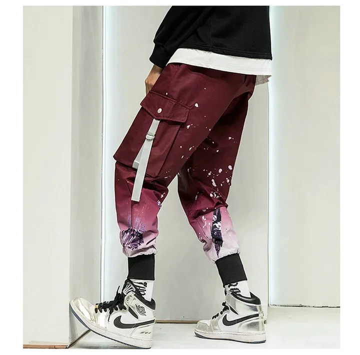 Men Jogger Pants Casual Fit Men Streetwear Jogger Pants Fashion Printed Pant Men Trousers