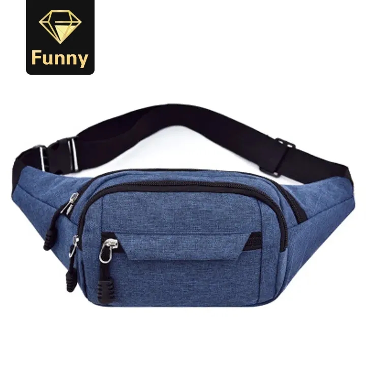 Shoulder Bag for Men Canvas Fanny Pack Boy Street Crossbody Bag