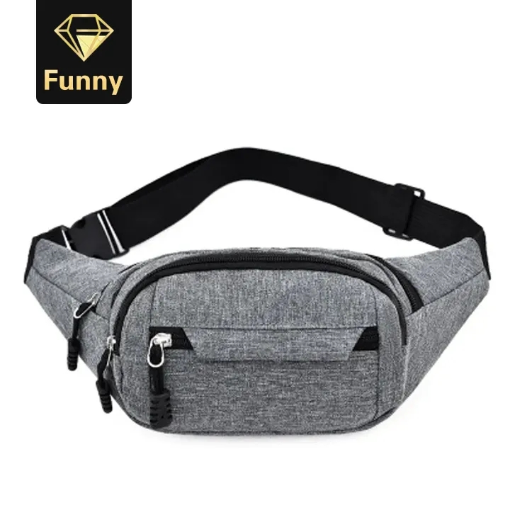 Shoulder Bag for Men Canvas Fanny Pack Boy Street Crossbody Bag