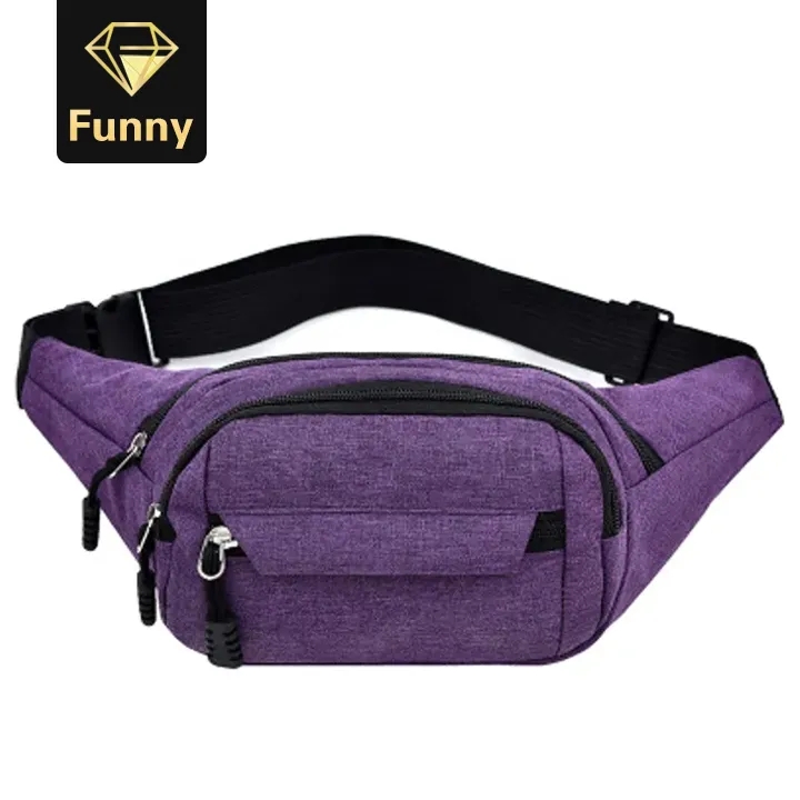 Shoulder Bag for Men Canvas Fanny Pack Boy Street Crossbody Bag