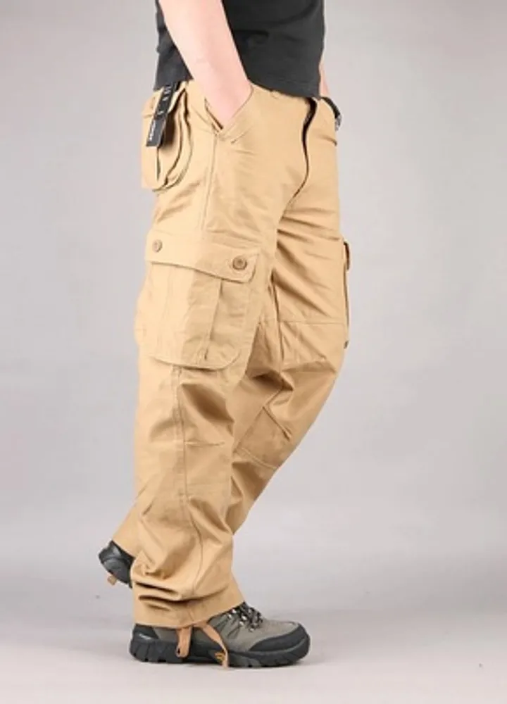 Men's Cargo Pants Casual Multi Pockets Military Tactical Pants Men