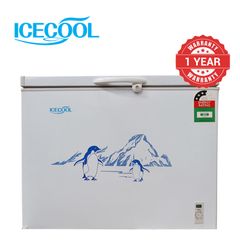 ICECOOL 219L Chest Freezer Energy-Saving Fridge Refrigerator BD-219 White 219 L