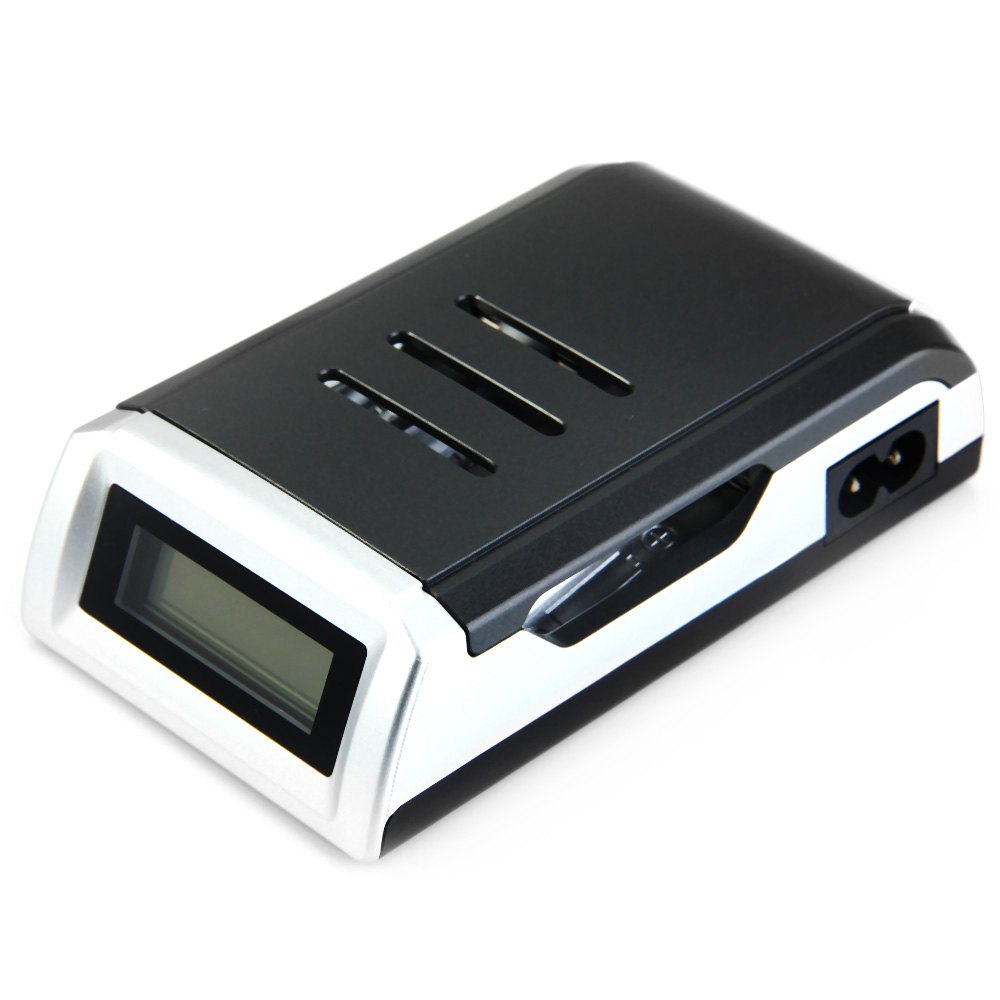 C905W 4 independent charging Slots Intelligent chip LCD Charger  NiCd NiMh Batteries