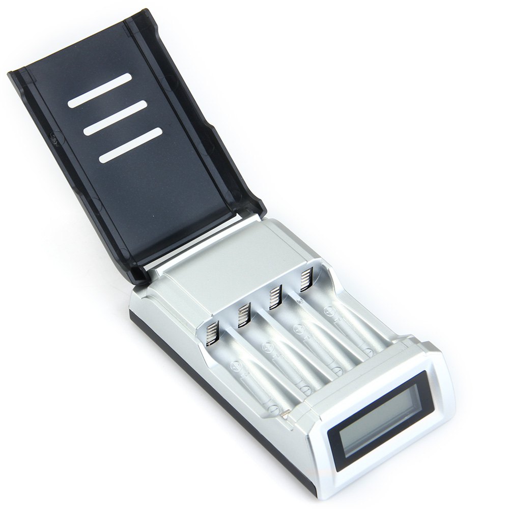 C905W 4 independent charging Slots Intelligent chip LCD Charger  NiCd NiMh Batteries