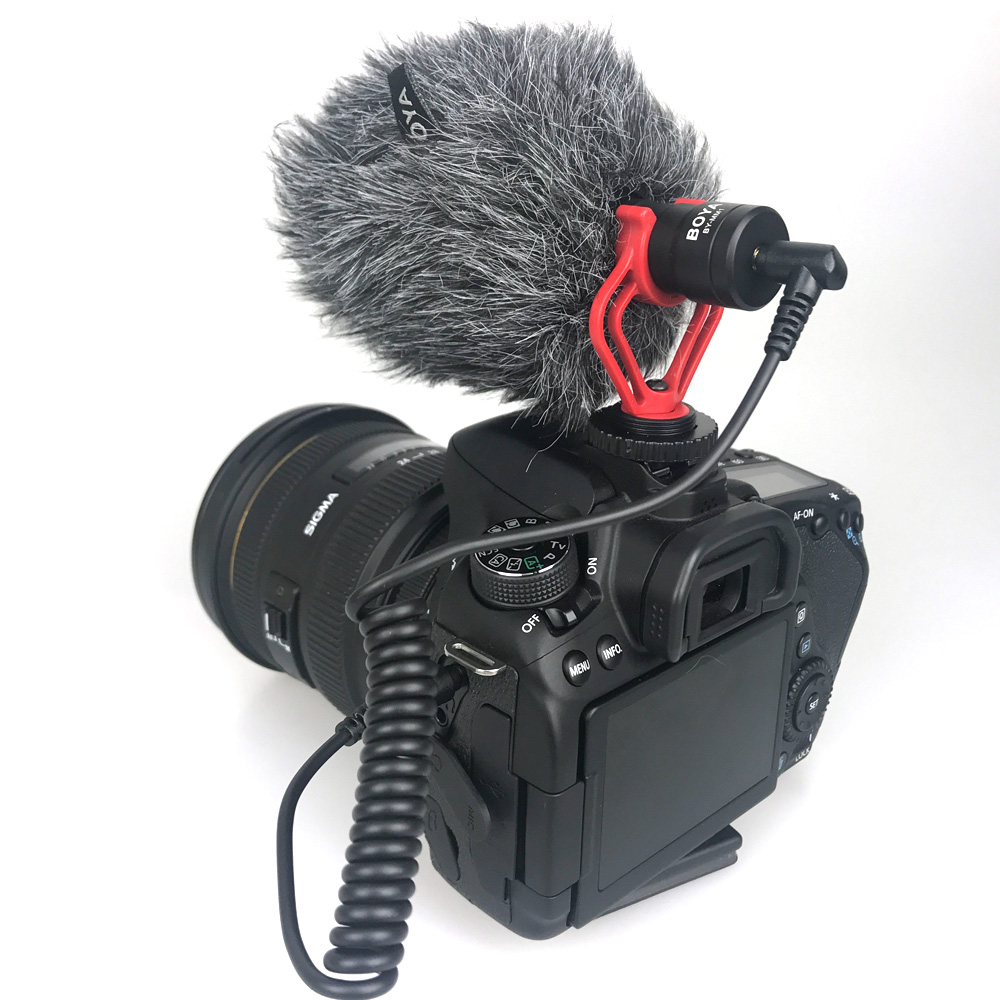 BOYA BY-MM1 VideoMicro Compact On-Camera Recording Microphone