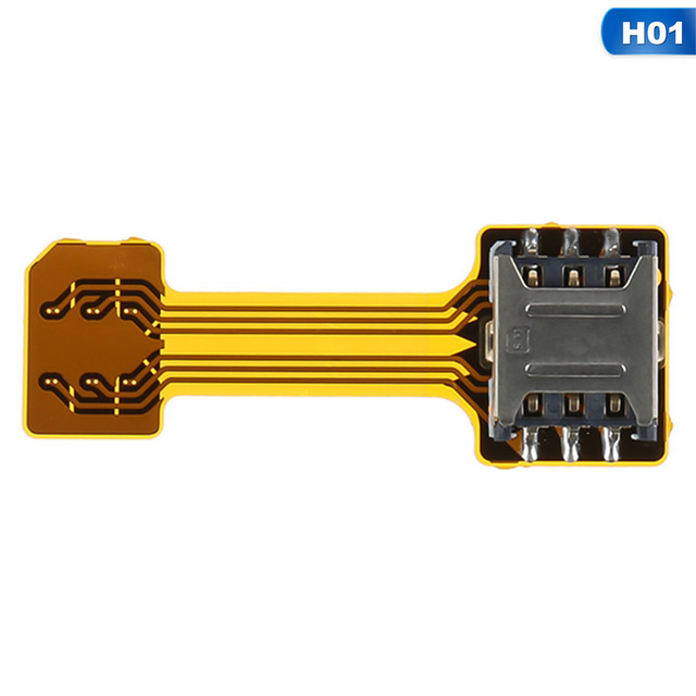 Hybrid Double Dual SIM Card Micro SD Adapter for Android Extender 2 Nano Micro SIM Adapter