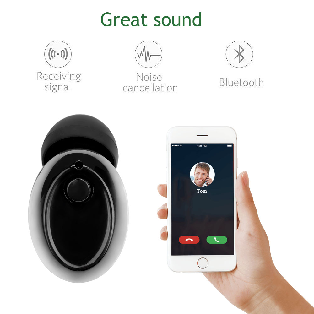 Magnetic Mono Small Single Earbuds Hidden Invisible Earpiece Micro Mini Wireless Headset