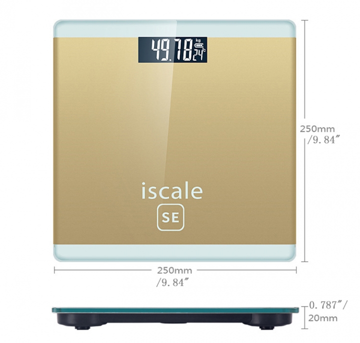 Weight Scale for body Electronic Digital Floor Bathroom Weight Scale LCD Display Backlight180kg/50g