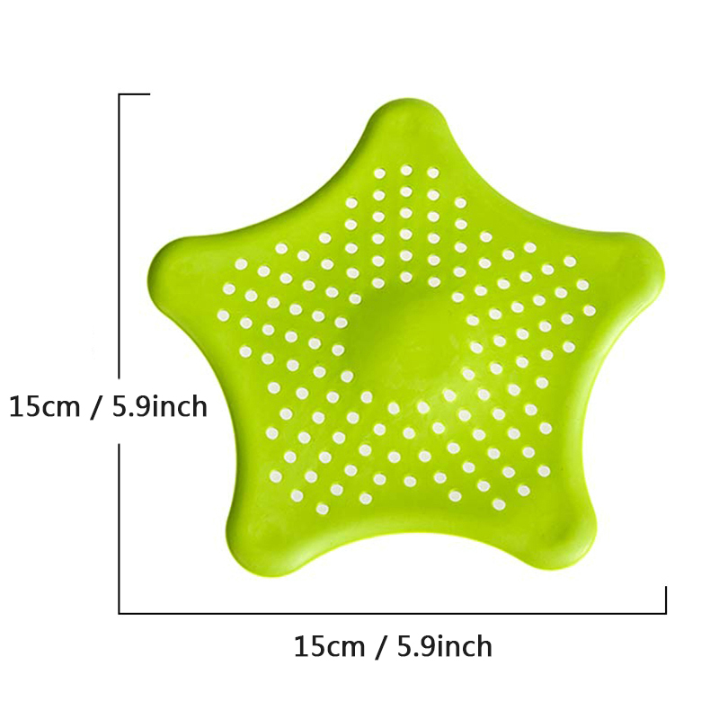 2 Pcs Silicone Kitchen Sink Filter Strainer Bathroom Sink Stopper Drain Hair Colanders Strainer