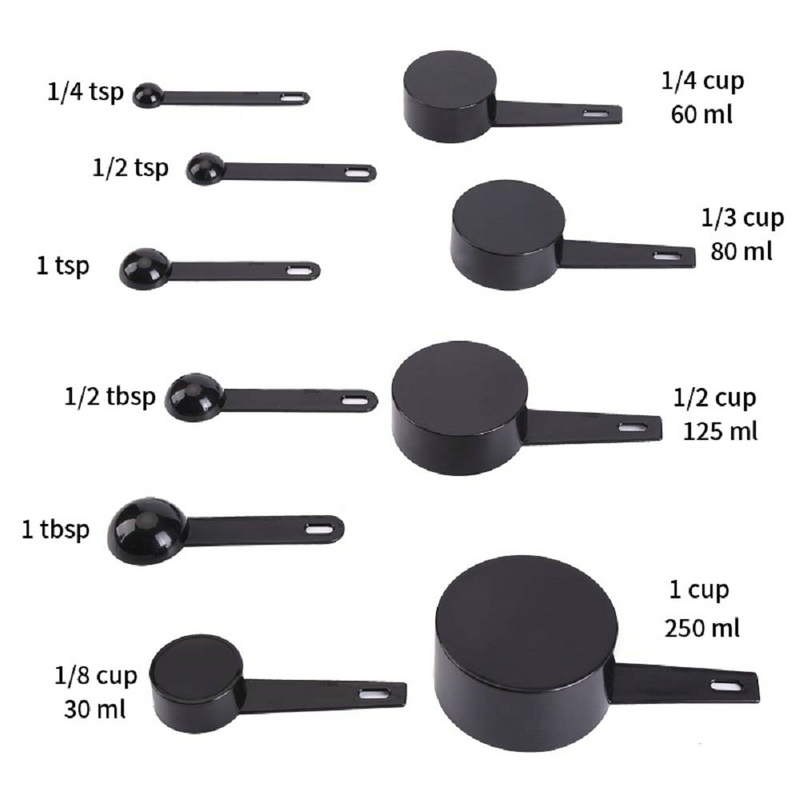 10Pcs/set Measuring Spoons Measuring Cups for Cooking and Baking Kitchen Measurement Home Tools