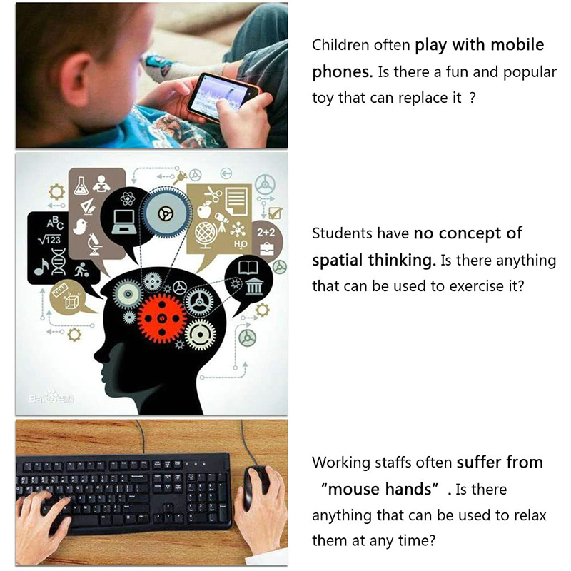 Rubik&apos;s Cube Educational Toy Three-order Magic Cube Puzzle Toy Learn Decompress Adult Kids Toy Gifts